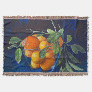 Still Life with Lemons and Orange Branch Decke