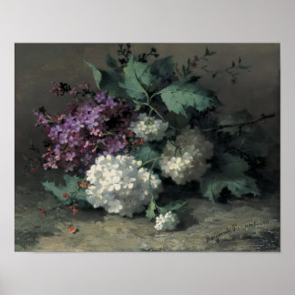 Still Life with Lilacs by Roosenboom Print Poster