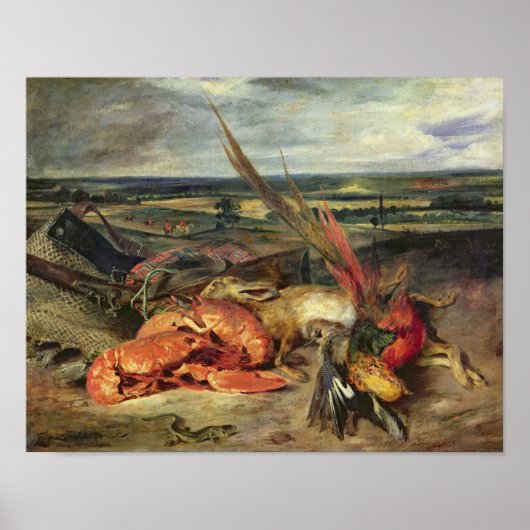 Still Life with Lobsters, 1826-27 Poster (Vorne)