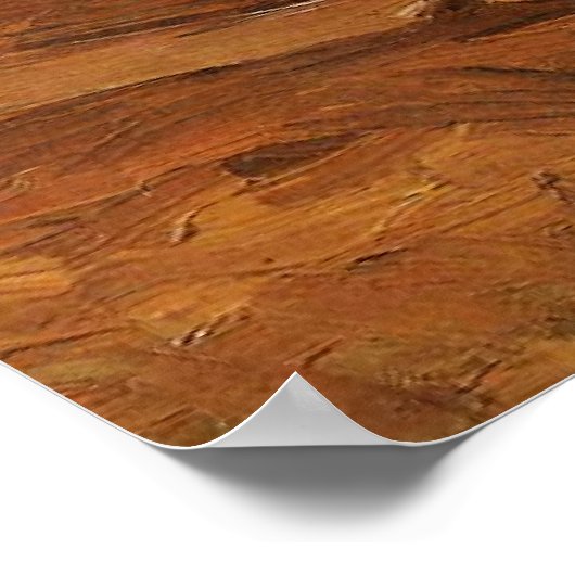 Still Life with Mackerels, lemons, tomatoes, Poster (Ecke)