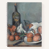 Still Life with Onions, OIl Painting, Paul Cezanne Notizblock (Vorderseite)