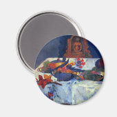 'Still Life with Parrots' - Paul Gauguin Magnet (Vorderseite/Rückseite)