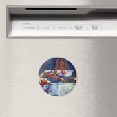 'Still Life with Parrots' - Paul Gauguin Magnet (In Situ (Geschirrspüler))
