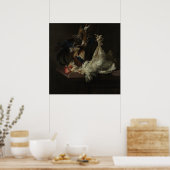 Still Life with Poultry, van Aelst Poster (Küche)