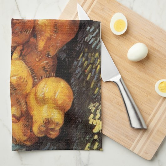 Still Life with Quince Pears by Vincent van Gogh Geschirrtuch (Viertel Falte)