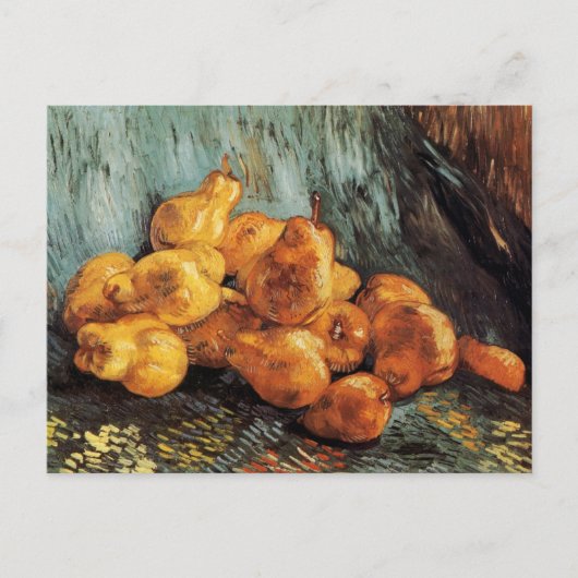 Still Life with Quince Pears by Vincent van Gogh Postkarte (Vorderseite)
