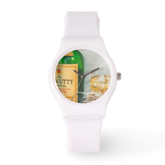 Still Life with Scotch von Jennifer Goldberger Armbanduhr (Vorderseite)