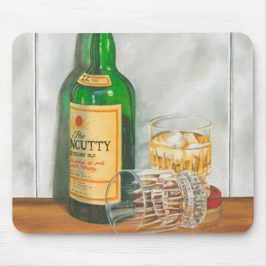 Still Life with Scotch von Jennifer Goldberger Mousepad (Vorne)