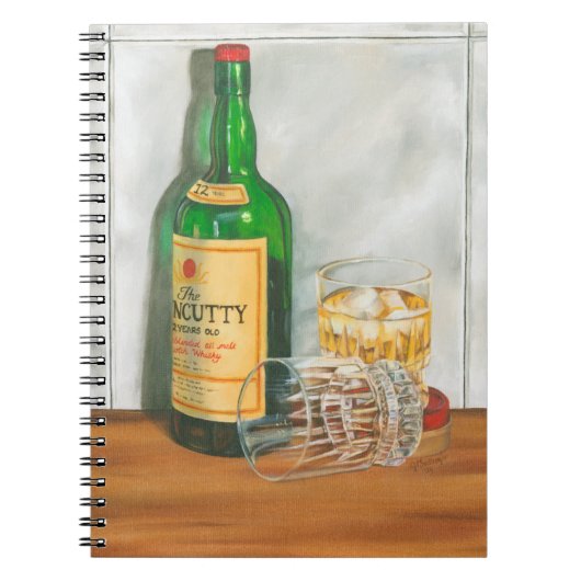 Still Life with Scotch von Jennifer Goldberger Notizblock (Vorderseite)