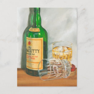 Still Life with Scotch von Jennifer Goldberger Postkarte