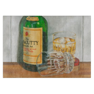 Still Life with Scotch von Jennifer Goldberger Schneidebrett