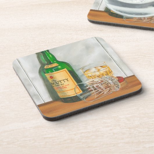 Still Life with Scotch von Jennifer Goldberger Untersetzer (Linke Seite)