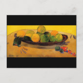 'Still Life with Tahitian Orange' - Paul Gauguin Postkarte (Vorderseite)