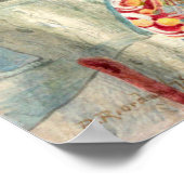 Still Life with Tee Cup by Samuel Colman Poster (Ecke)