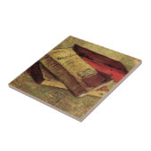 Still Life with Three Books by Vincent van Gogh Fliese (Seite)