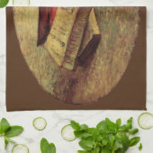 Still Life with Three Books by Vincent van Gogh Geschirrtuch (Gefaltet)