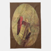 Still Life with Three Books by Vincent van Gogh Geschirrtuch (Vertikal)