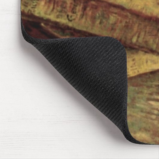 Still Life with Three Books by Vincent van Gogh Mousepad (Ecke)