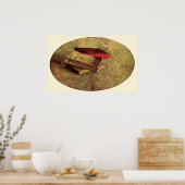 Still Life with Three Books by Vincent van Gogh Poster (Küche)