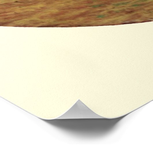 Still Life with Three Books by Vincent van Gogh Poster (Ecke)