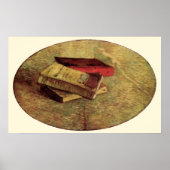 Still Life with Three Books by Vincent van Gogh Poster (Vorne)