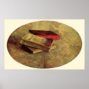 Still Life with Three Books by Vincent van Gogh Poster