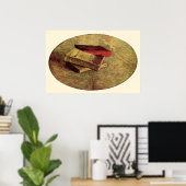 Still Life with Three Books by Vincent van Gogh Poster (Heimbüro)