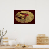 Still Life with Three Books by Vincent van Gogh Poster (Küche)