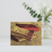 Still Life with Three Books by Vincent van Gogh Postkarte (Stehend Vorderseite)