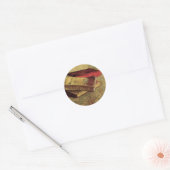 Still Life with Three Books by Vincent van Gogh Runder Aufkleber (Umschlag)