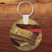 Still Life with Three Books by Vincent van Gogh Schlüsselanhänger (Vorderseite)