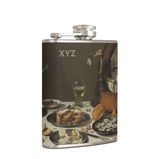 "Still Life with Turkey Pie"-Flasche Flachmann (Rechts)