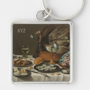 "Still Life with Turkey Pie" - kundenspezifische S Schlüsselanhänger