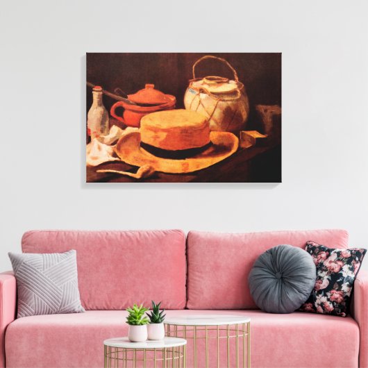 Still Life Yellow Straw Hat von Vincent van Gogh Leinwanddruck (Insitu (Wohnzimmer))