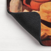 Still Life Yellow Straw Hat von Vincent van Gogh Mousepad (Ecke)