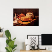 Still Life Yellow Straw Hat von Vincent van Gogh Poster (Heimbüro)