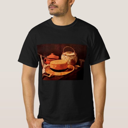 Still Life Yellow Straw Hat von Vincent van Gogh T-Shirt (Vorderseite)