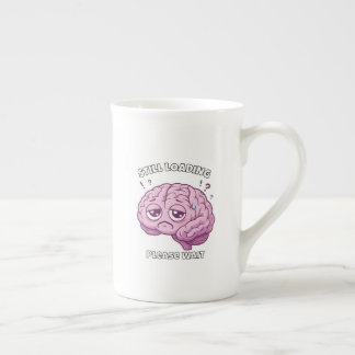 Still Loading – Please Wait Brain Cartoon Mug Porzellantasse