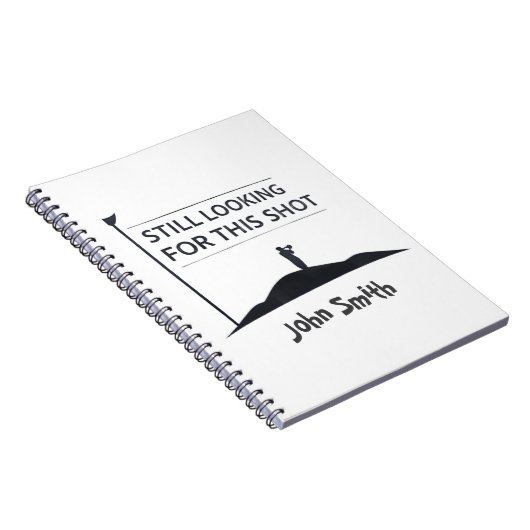 Still Looking For This Shot Custom Name Art Notizblock (Rechte Seite)