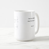 Still Love lyric mug Kaffeetasse (VorderseiteRechts)