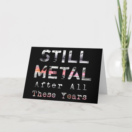 Still Metal After All These Years Karte (Vorderseite)