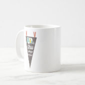Still Plays Outdoor Funny Camping Slogan Kaffeetasse (Vorderseite Links)