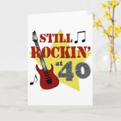 Still Rockin' mit 40 Karte (Gelbe Blume)