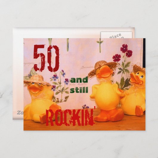 Still Rockin' Postkarte (Vorne/Hinten)