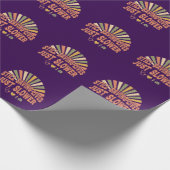 Still Saving Lives Just Slower Funny Retired Nurse Geschenkpapier (Ecke)