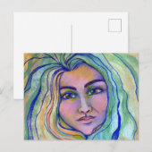 Still Seas Goddess Postkarte (Vorne/Hinten)