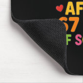 Still Standing After 67 Days Of School Funny Meme  Mousepad (Ecke)