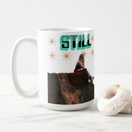 Still Tasse - Minimalistischer Beachtenheitscockta (Mit Donut)