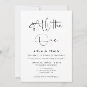 Still the One Wedding Vow Renewal Einladung (Vorderseite)