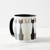 Still Tired Cats - Cat Mom Kitty Lover - Graphic Tasse (Vorderseite Links)